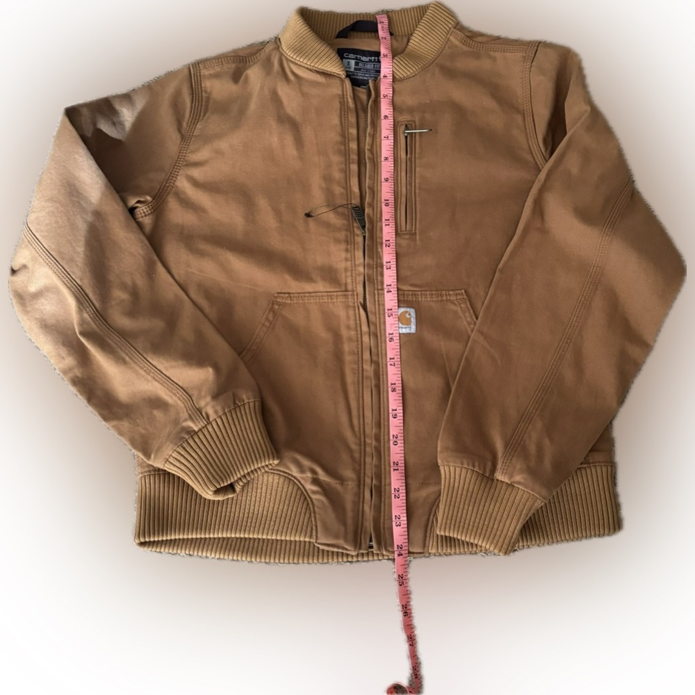 NEW-Carhartt Tan Bomber Jacket - Picture 6 of 6